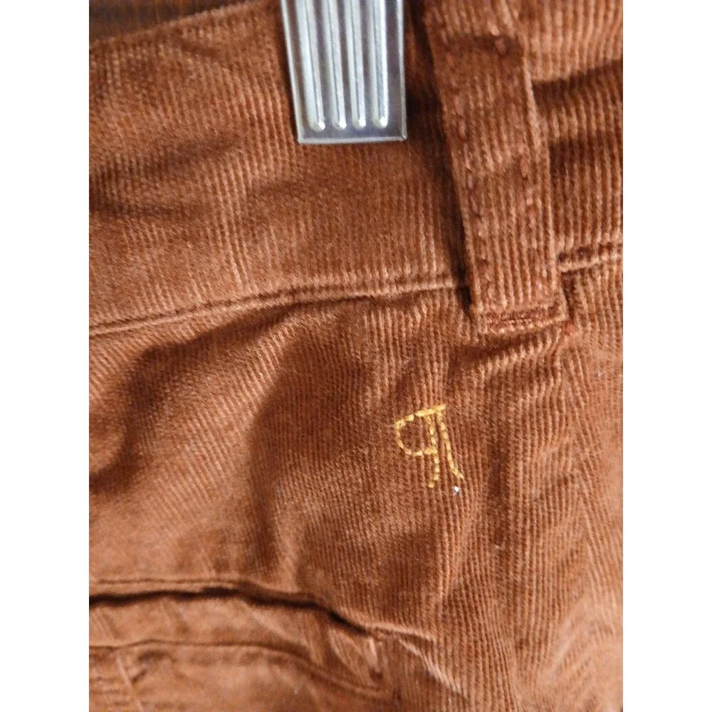 NWT Anthropologie Pilcro Women's Size 28 Corduroy Pleated Skirty Shorts Brown - Picture 10 of 10
